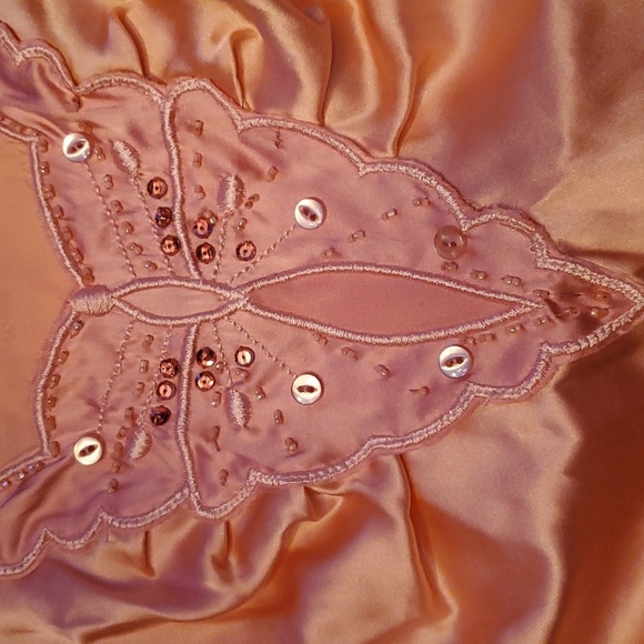 Size 0 - Eva Franco Silk Camisole Butterfly Peachy BNWT XS - Picture 4 of 9